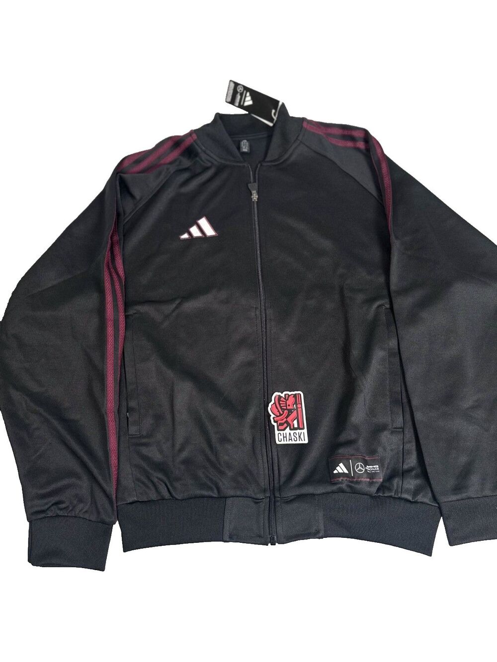 Adidas Mercedes AMG Petronas F1 Team Track Jacket Burgundy KG4798 Men’s Small